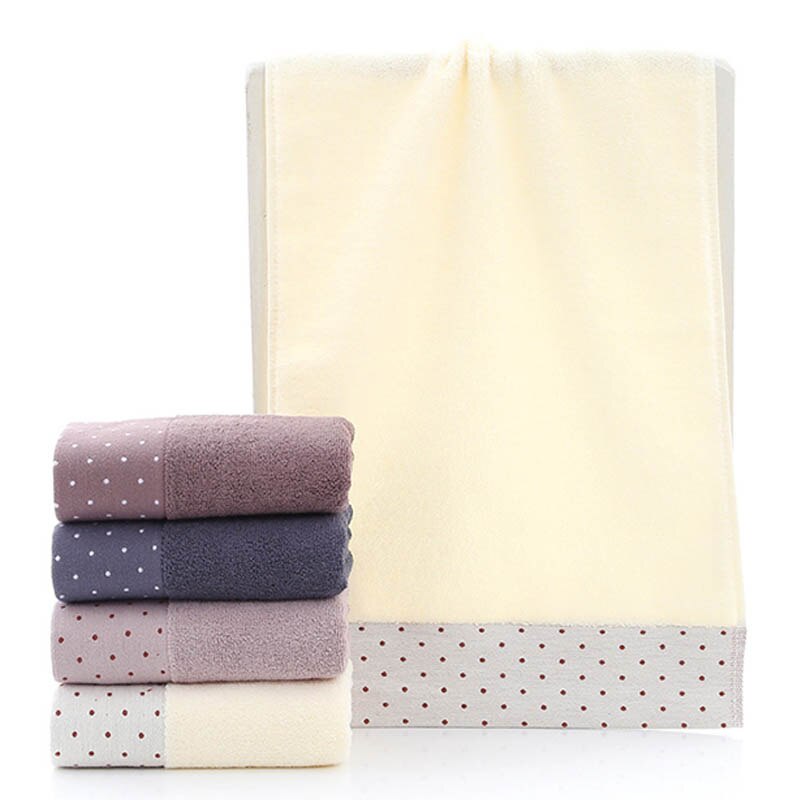 Wzór punktowy ręcznik akcesoria łazienkowe zgredek ręczniki dla dorosłych miękka bawełniana prezent ręcznik 34*74cm 1 PC domowe sprzęty czyszczące