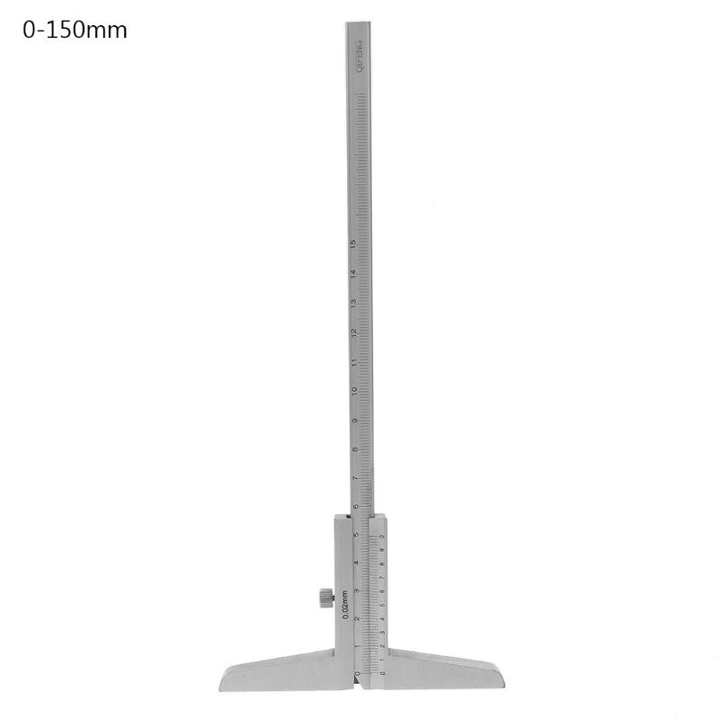 0-150mm/0-200mm/0-300mm Depth Vernier Caliper 0.02mm Accuracy Depth Gauge Depth Measuring Tool: 0-150mm