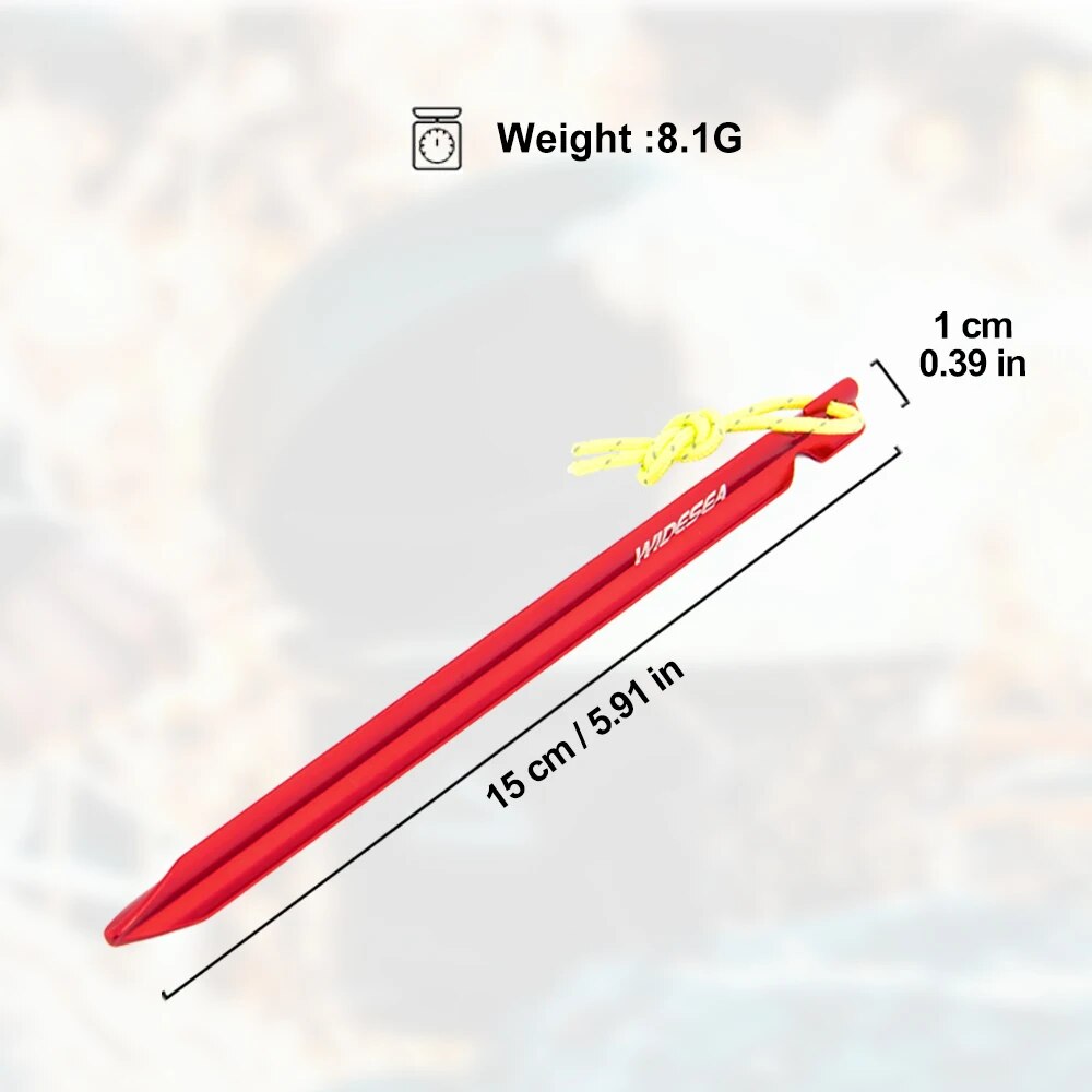 Widesea Camping 4 stk/set Haringen Stakes Nagels voor Harde Sneeuw Vloer Outdoor Accessoires Onderdak Apparatuur Benodigdheden Wandelen Toeristische