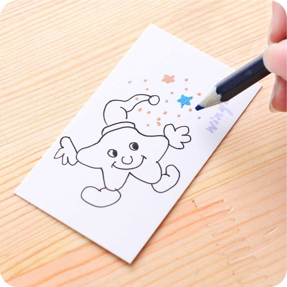 MeterMall 100pz biglietti da visita in carta kraft a doppia faccia in bianco biglietto da visita biglietto da visita biglietto da visita carta regalo fai-da-te capodanno