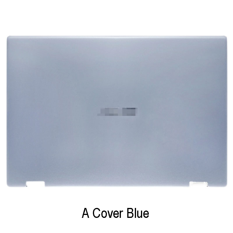 For ASUS VivoBook Flip 14 TP412 TP412U TP412UA Series LCD Back Cover Case Hinges A Cover Silver Blue HQ207045941000 Metal: A  Blue Metal