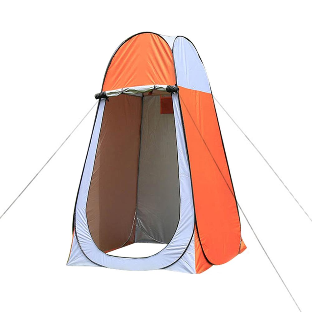 Pop Up Shower Tent Outdoor Camping Toilet Tent Chang Room Shower Tent With Carrying Bag Moving Bathroom Privacy Toilet Shelter: Grey