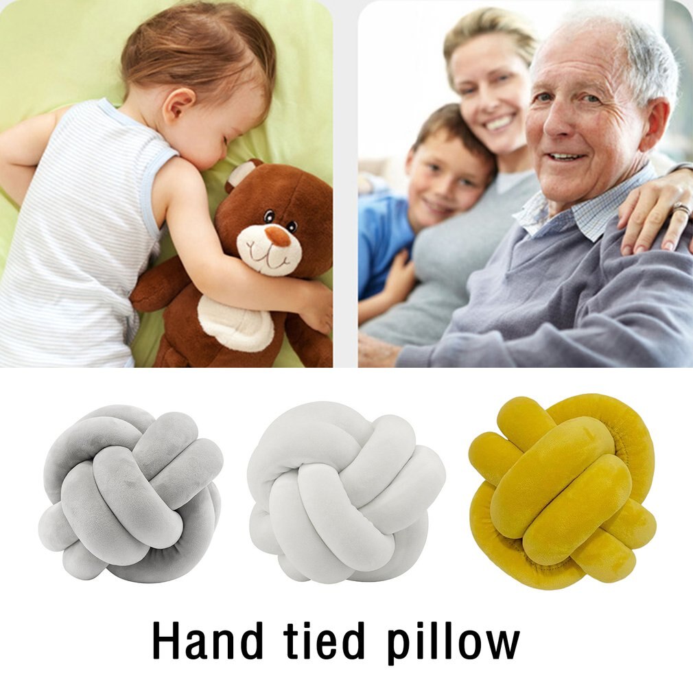 Nordic Handgemaakte Geknoopt Kussen Creatieve Sierkussen Sofa Slaapkamer Decoratie Milieuvriendelijk Anti-Allergische Fiber