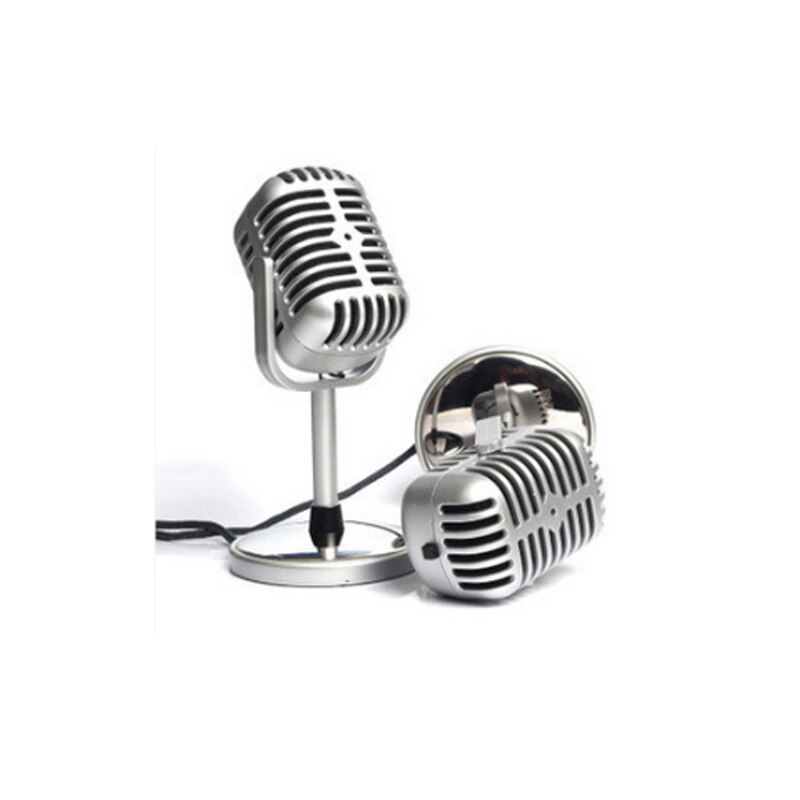 Classical Vintage Retro Condenser PC Laptop Studio Gooseneck Microphone MIC