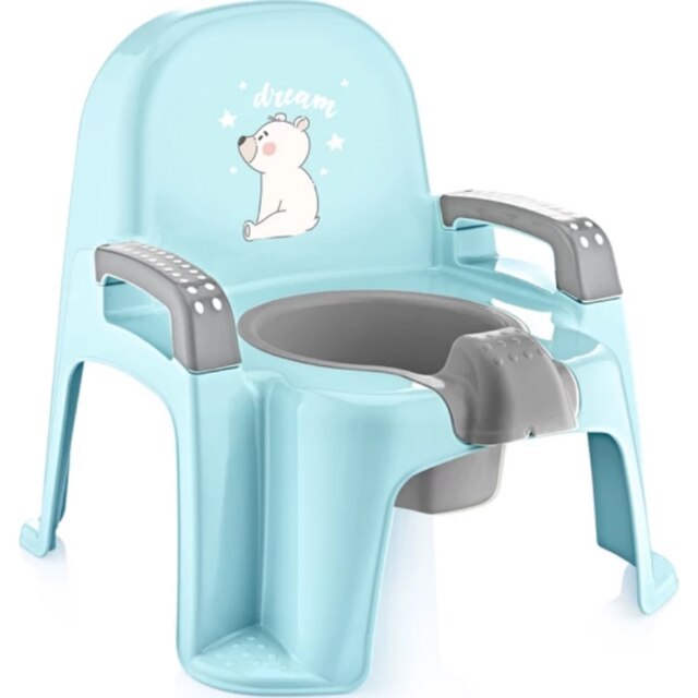 0-6 lat dziecko garnek miękkie dziecko nocnik plastikowy garnek drogowy dziecko słodkie nakładka na sedes dla dziecka chłopiec i dziewczynka nocnik trener siedzenia WC: niebieski