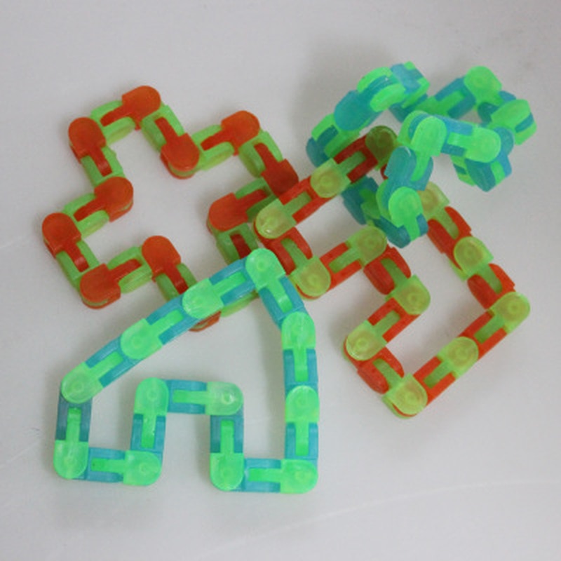 1pc nowe dzieci autyzm wąż puzzle wielokolorowe zwariowane utwory pstryknąć oraz Kliknij zabawki typu denerwować klasyczna zabawka sensoryczna