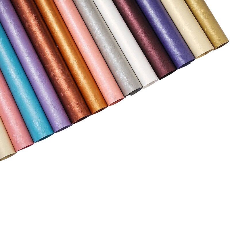 50X70 Cm Rose Gedrukt Inpakpapier Roll Voor Bruiloft Kids Verjaardag Baby Shower Wrap Craft papier Decor
