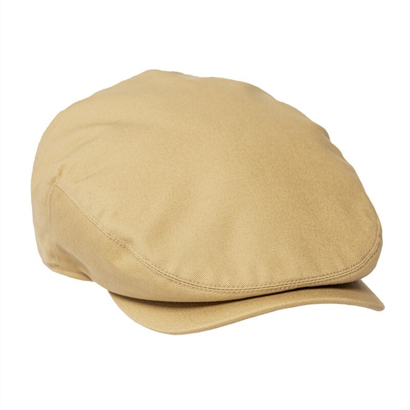 BOTVELA Flat Caps Men Ivy Cap 100% Cotton Season Cabbies Hat Driving Hats Newsboy 813: Khaki / 63 cm