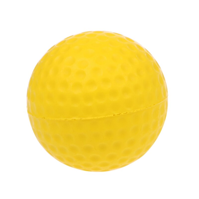 Gul skum golfbold golf træning bløde skum bolde praksis bold 24bd