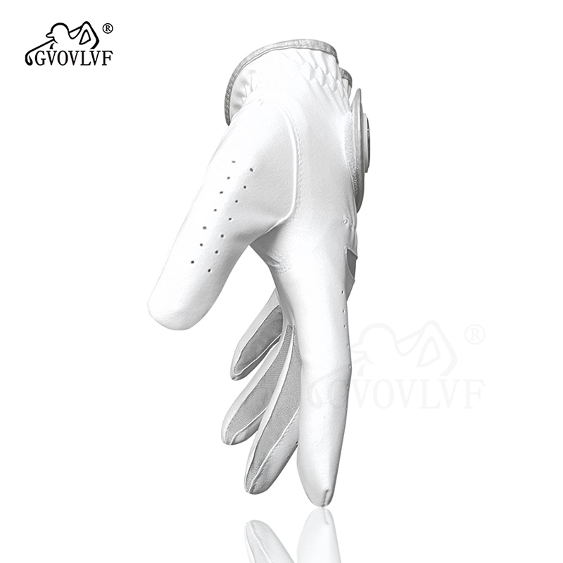 Guante de Golf para hombre, microfibra tela suave, transpirable, cómodo, con marcador magnético reemplazable, 1 unidad