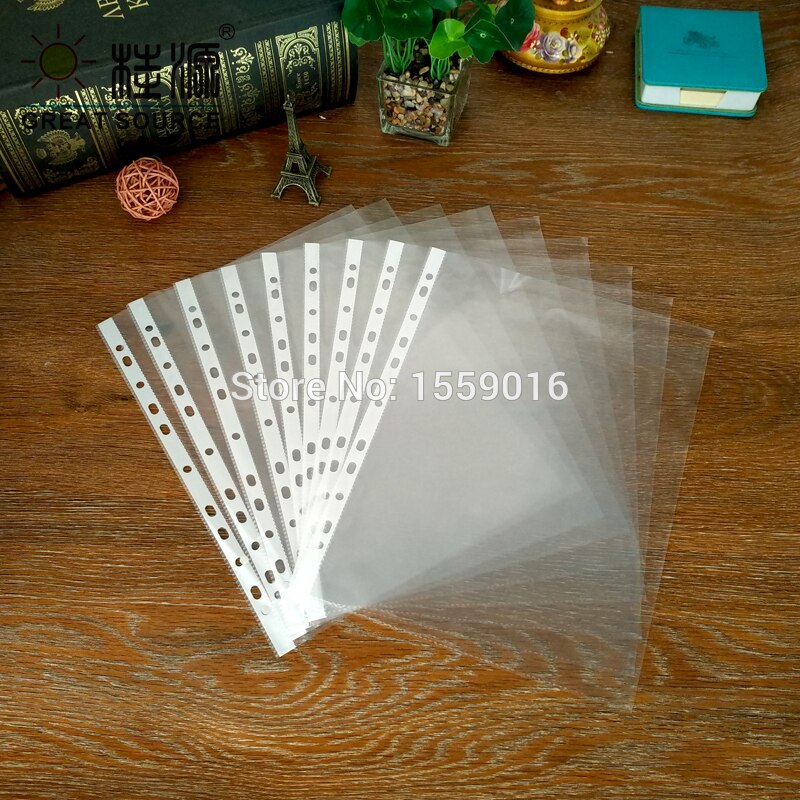 Album leaf DIY photo Punched Pocket With 300g Black Paper Card Board Nonpoisonous Tasteless For A4 Binder Folder