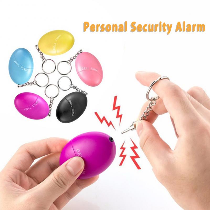 Personal Security Alarm Portable Keyring Defense Girl Women Anti-Attack Security Protect Alert Emergency Safety Mini Loud Alarm