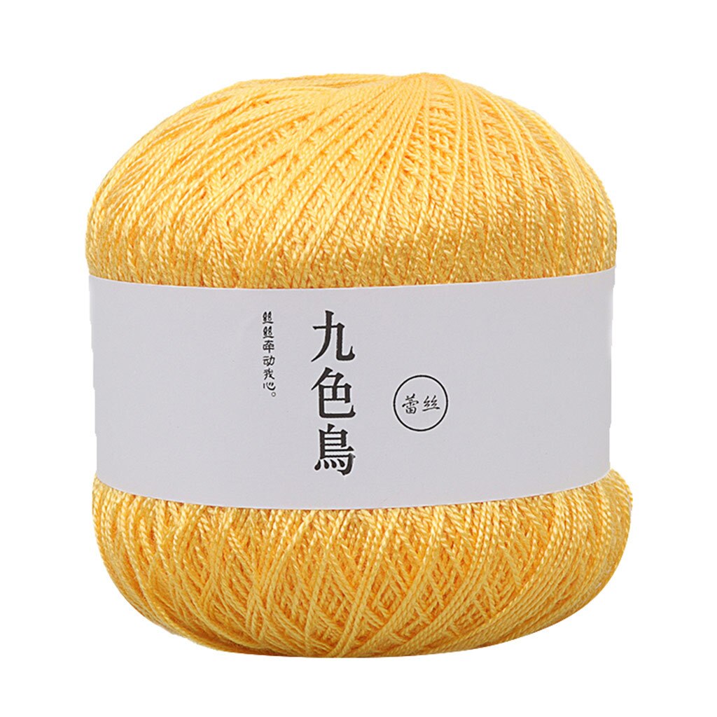 Fil de dentelle bricolage coton tissé fil de coton fin fil de Crochet 8ème