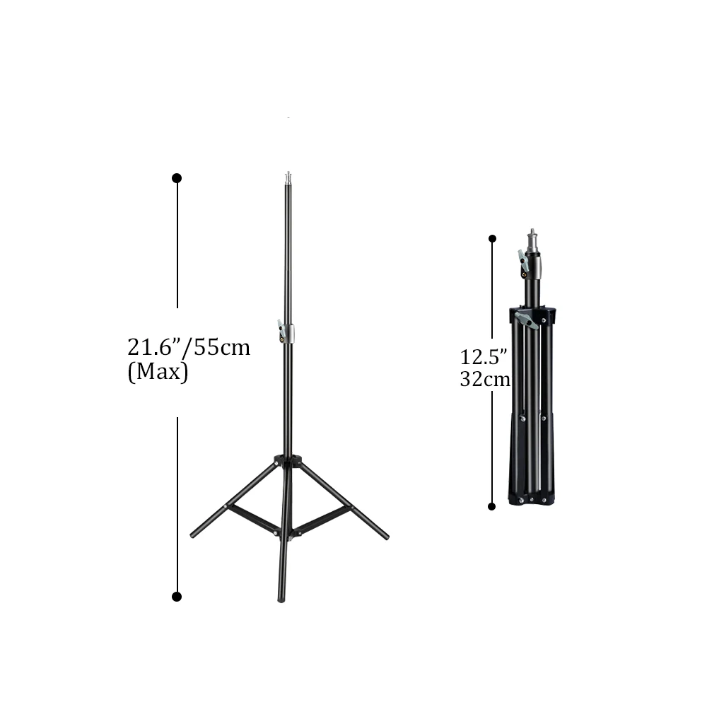 37/68/100/150/1901/4 Screw Head Photography Selfie Portable Light Tripod Stand Trepied Smartphone For Mini Photo Studio: ROYAL BLUE