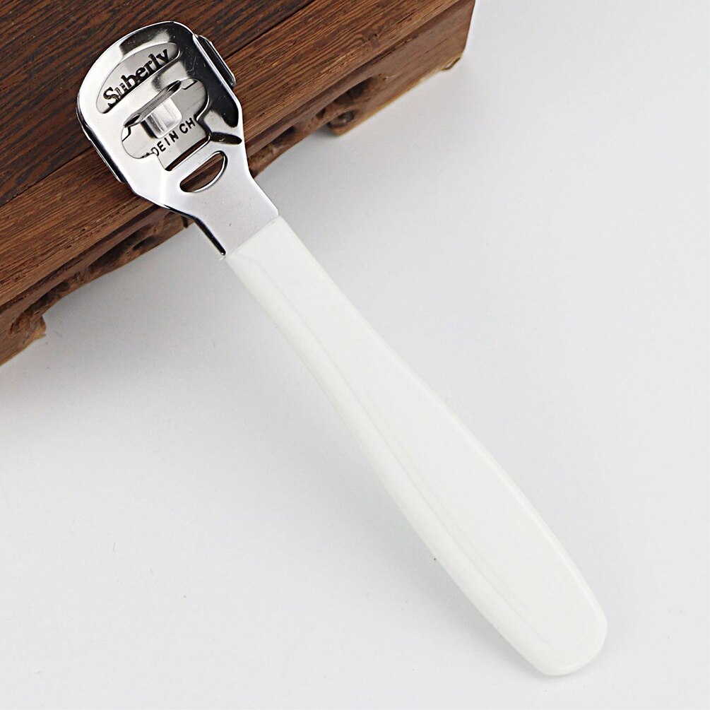 Pedicure Tool Foot Callus Shaver Heel Hard Skin Remover Hand Feet Pedicure Razor Tool Shavers Foot Care Tool: White-01