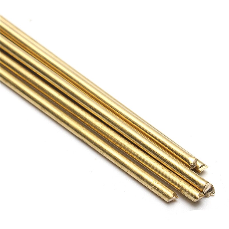 6 stk/sæt messing  hs221 svejsestænger 1.6mm x 333mm platin smykker svejseværktøj messing lodde stænger
