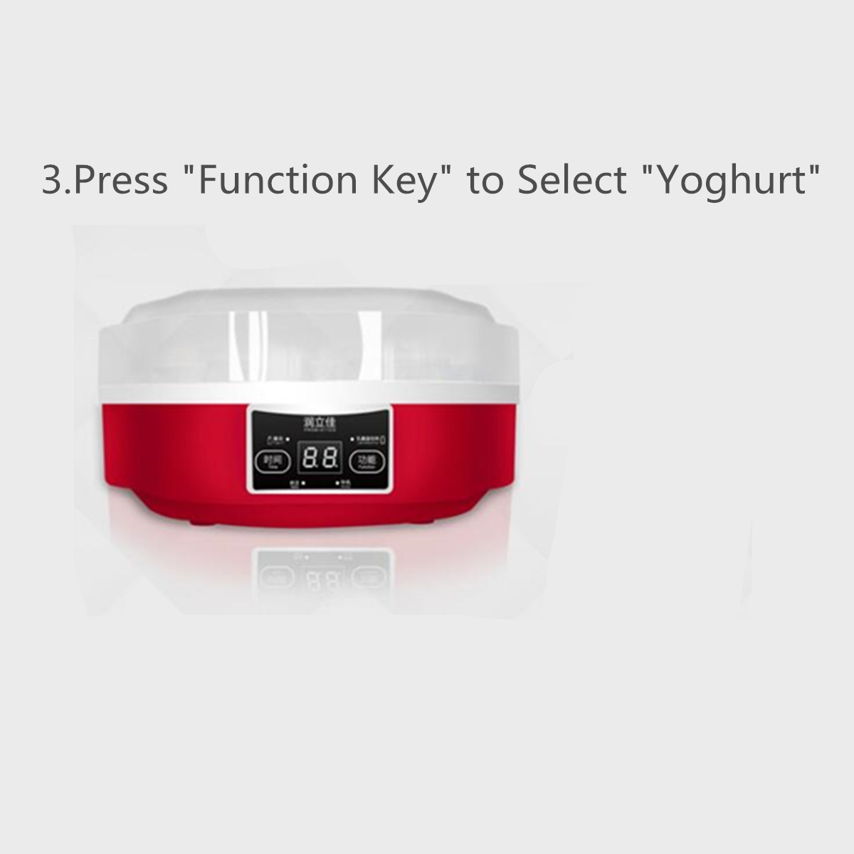 220V Electric Automatic Yogurt Maker Automatic Smart Touchs Screen DIY Yogurt Machine With Timer 7 Glass Jars Tool Container