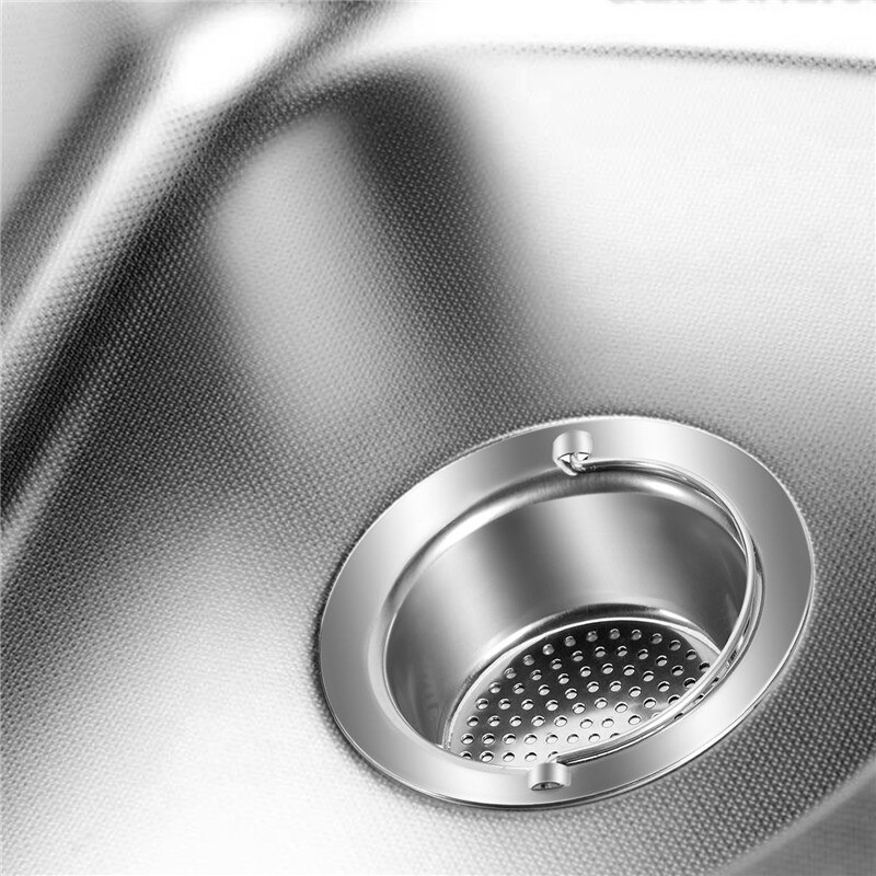 2 stk vask sil filter bærbart rustfritt stål 4.5 "diameter dårlig kloakk gulv slagg kjøkken sil tilbehør verktøy jern