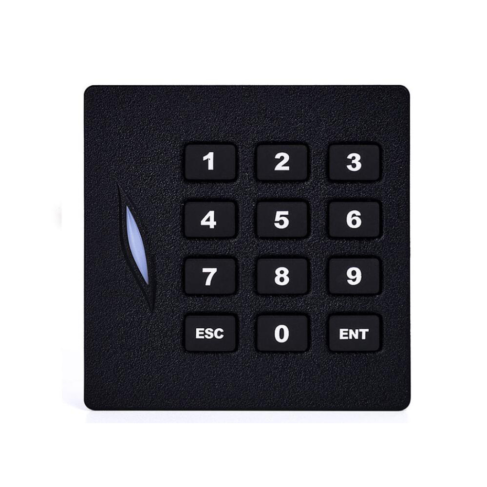 Kr102e rfid tastatur kortlæser adgangskontrol kortlæser vandtæt 125 khz 13.56 mhz læser wiegand 26/34