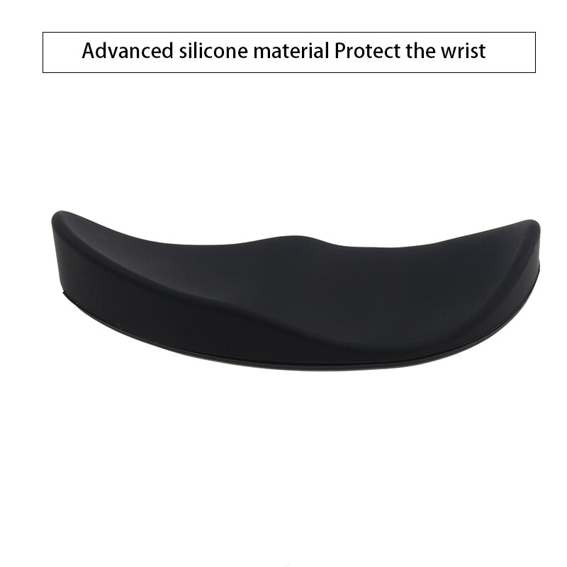 Silicon Antislip Stroomlijnen Polssteun Ergonomisch Handguard Muismat Ondersteuning Mat Computer Mousepad Voor Kantoor Gaming Pc Acces
