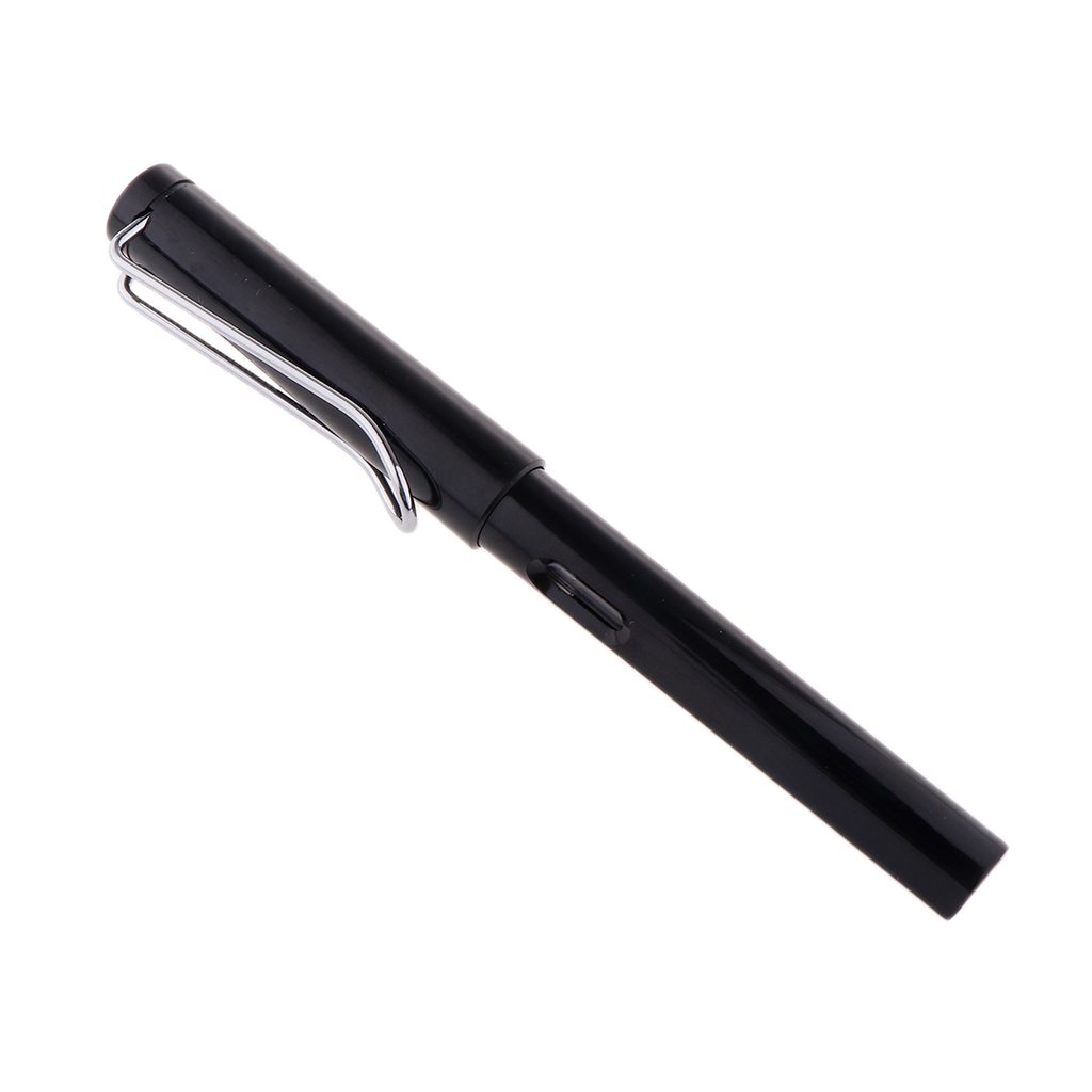 Calligraphy Painting Arts Pocket Refillable Fountain Pen Brush: Black