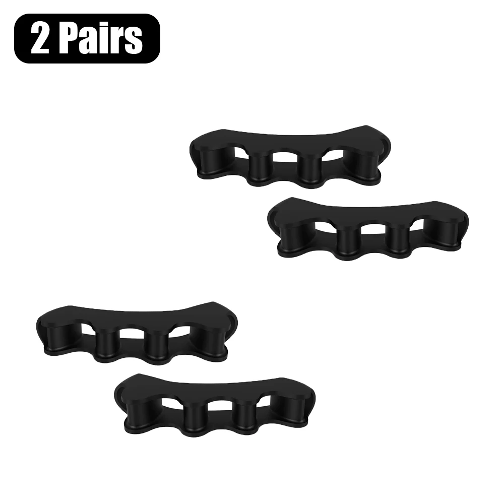 Toe Separators Doctor Recommended Correct Foot and Bunion Pain,Plantar Fasciitis Toe Straightener to Improve Functional Mobility: Orange