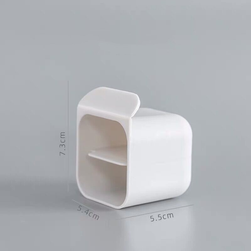 Sharkbang kestävä itseliimautuva kynäteline pöytäkoneen järjestäjä säilytyspidike kontti koulutoimisto kawaii paperitavarat: Valkoinen a