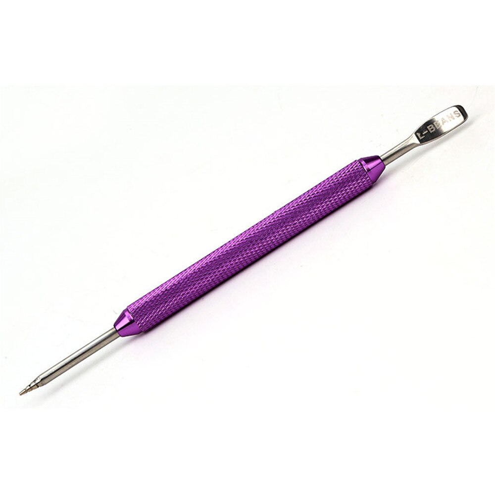 Coffee Latte Foam Art Pen Needle Spatula Stainless Barista Tool Coffee Latte Stainless Steel Art Pen Tool 9 Colors: purple
