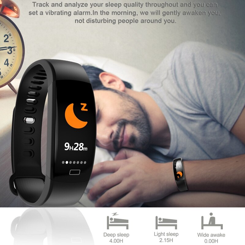 F64HR Smart Watch IP68 Waterproof Heart Rate Smart Fitness Bracelet Blood Pressure Oxygen Monitor GPS Activity Tracker