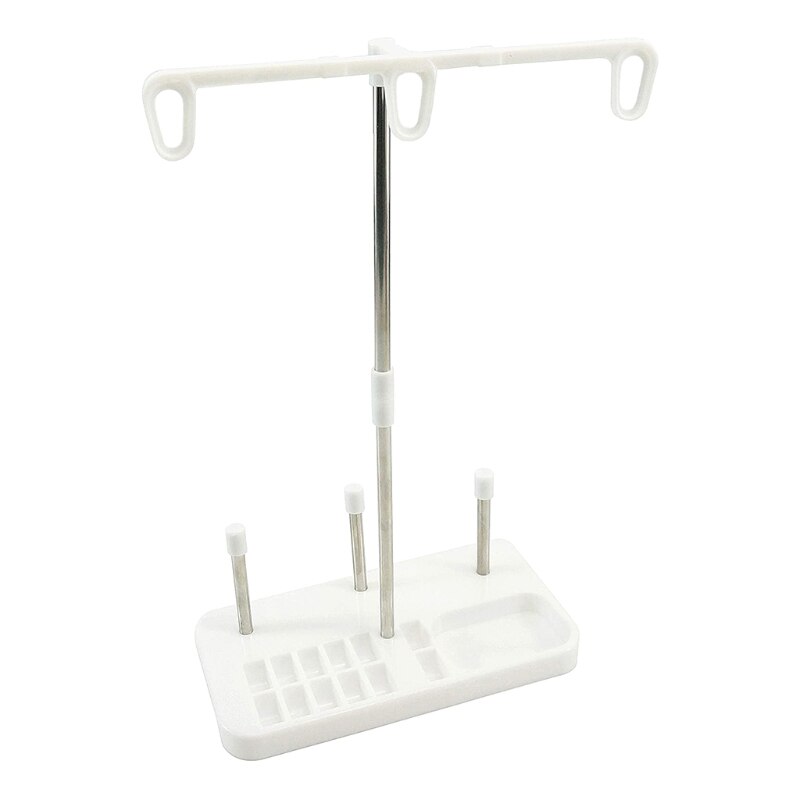 3 Spools Holder Stand Plastic Detachable Sewing Machine Accessories Embroidery Thread Rack Storage for Domestic