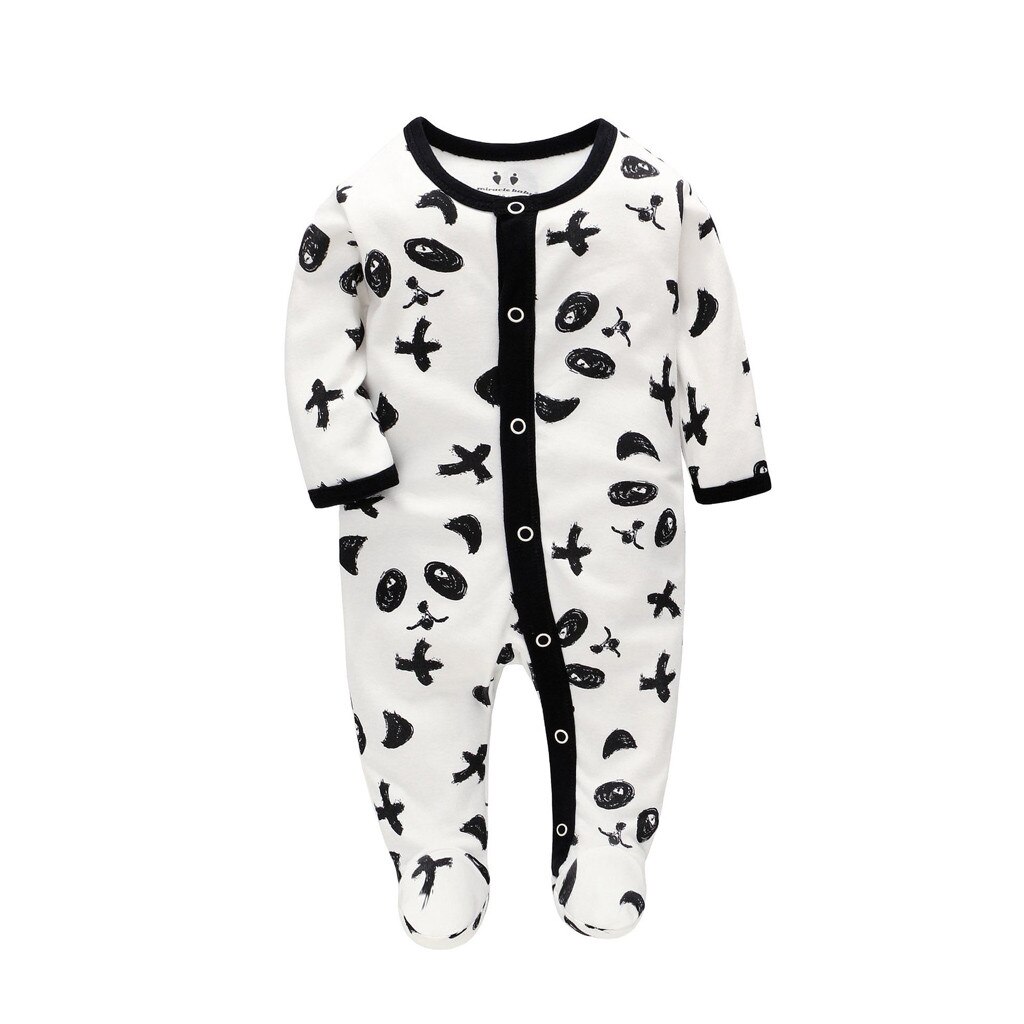 Pasgeboren Baby Jumpsuit Kleding Baby Meisjes Jongens Met Lange Mouwen Cartoon Dier Romper Jumpsuit Outfits Playsuit Winter Leuke #903