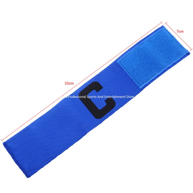 Promotional Football Soccer Flexible Sports Adjustable Player Bands Fluorescent Captain Armband Soccer Accesory