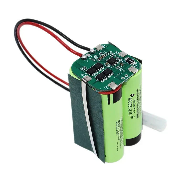 14.8V 3ah 18650 power lithium-ion battery pack 4S1P battery 3000mAh solar high-capacity rechargeable battery high power