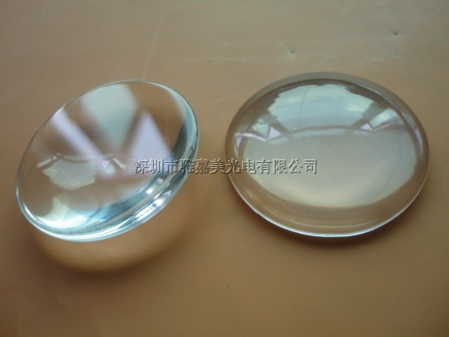 High power LED lens,No Edge Diameter 25MM to 40MM optional, glass Plano convex lens, Focusing optical lens