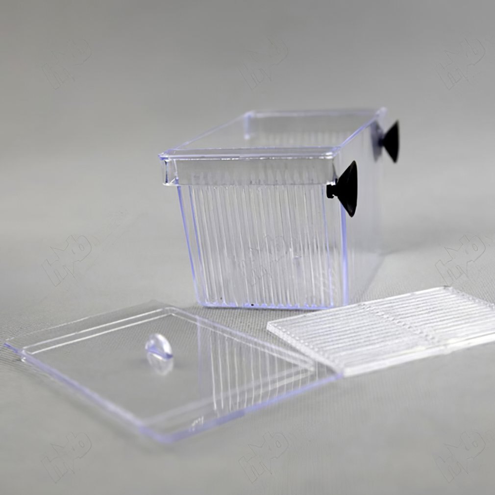 Transparent Acrylic Fish Tank Breeding Isolation Box Aquarium Hatchery Incubator Holder Fish Breeding Box