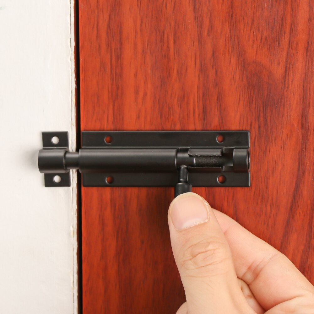 2/3/4/5/6/8 tommer aluminiumslegering tønde dørlås lås til haveport skur skydedør tårn bolt lås fange hardware