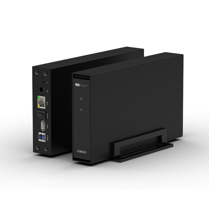 NAS hdd enclosure 3.5&#39;&#39; sata RJ45 USB3.0 access HDD wireless in LAN faster and more stable than WiFi personal cloud HDD 10-15M/S