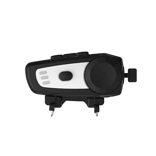 VR roboter Bluetooth Motorrad Gegensprechanlage Wasserdichte Drahtlose Freihändige Helm Headset Sprechanlage Für 2 Fahrer Intercomunicador: Weiß