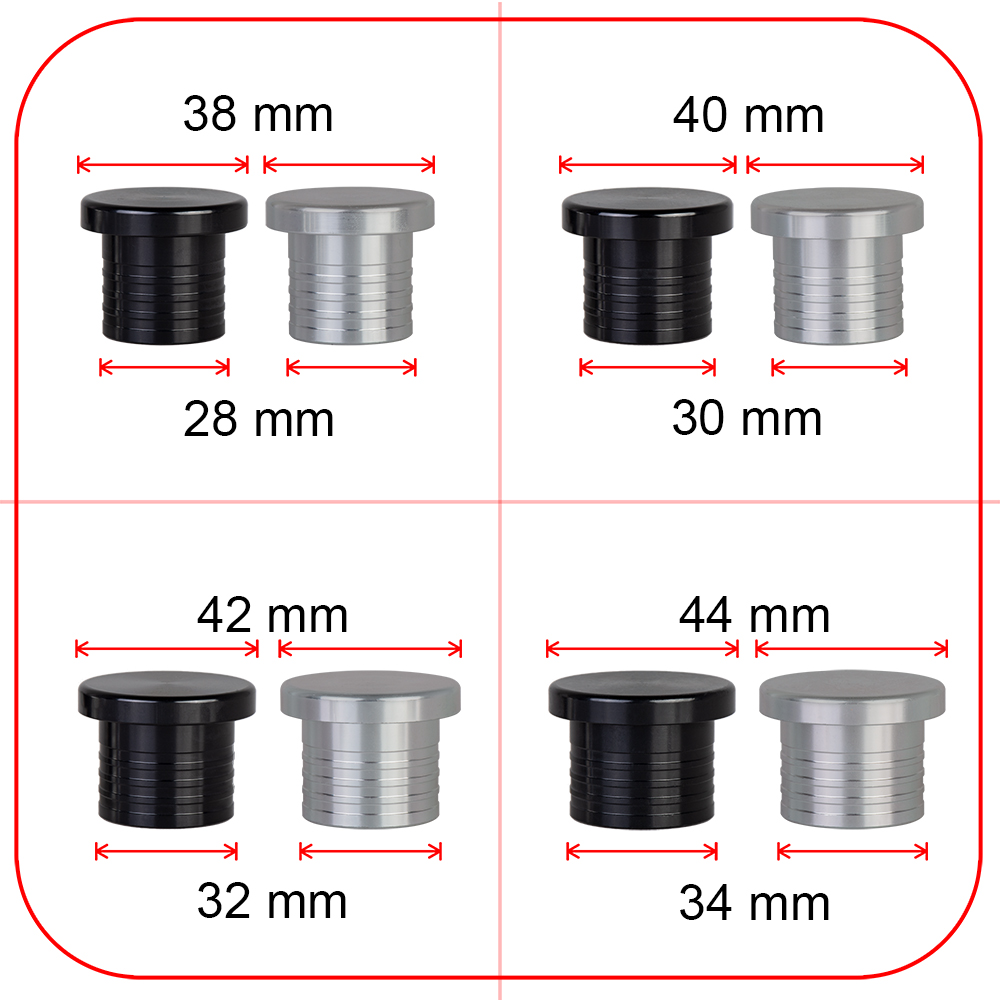Size 8mm-32mm Alloy Aluminium Plug blow off valve Bov Blanking Plug Silicone Hose Blanking Plug 8 10 12 14 16 18 20 22 28 30 32