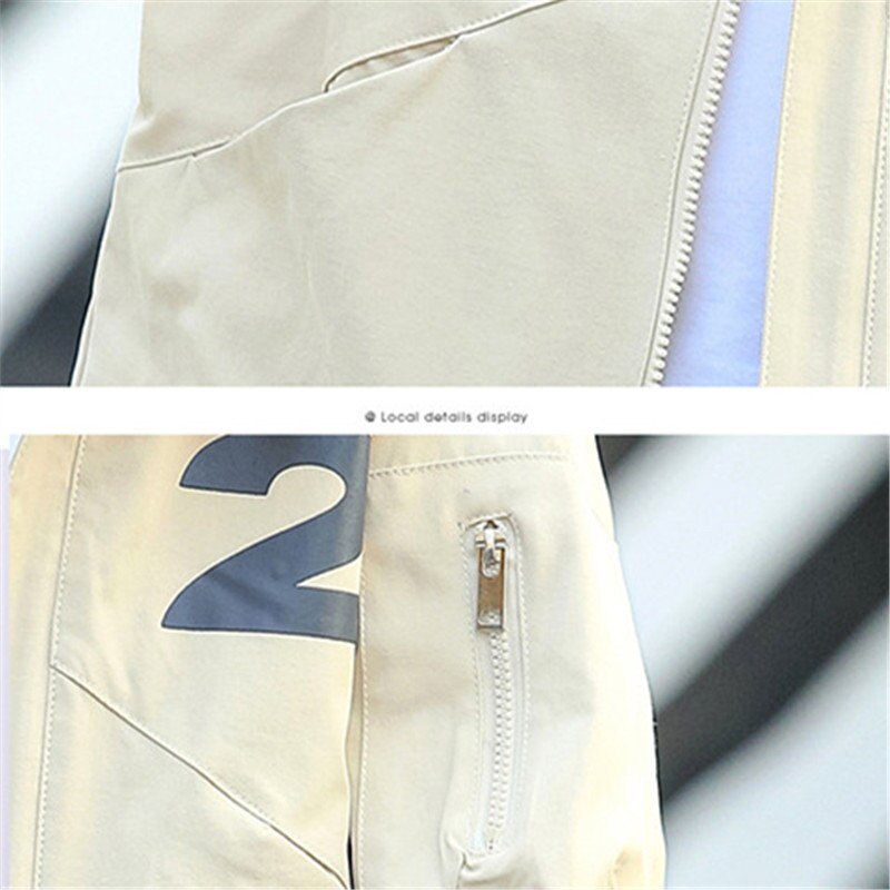 Chaquetas de para niños, abrigos de otoño con estampado de letras, rompevientos de estilo coreano para niños, ropa de 6, 8, 10 y 12 años