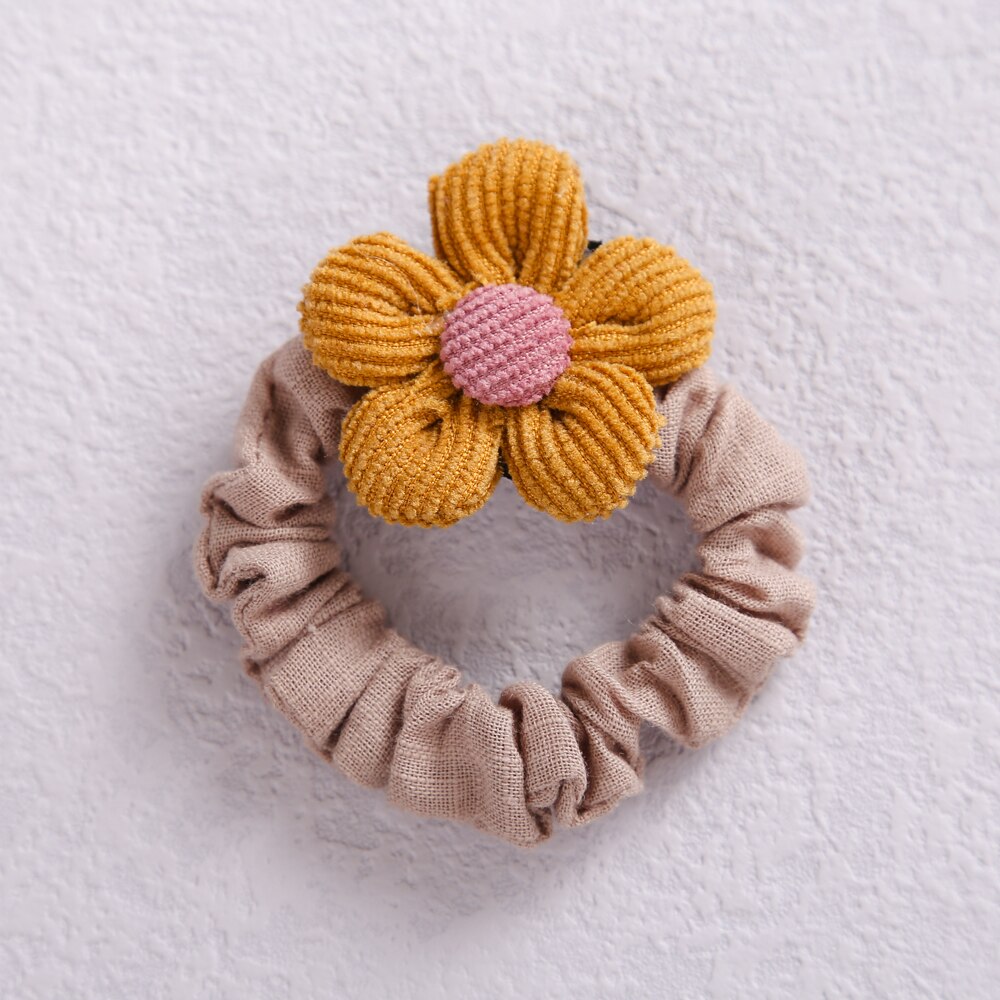 Baby Hair Rubber Bands Flower Girls Ponytail Holder Elastic For Children Scrunchie Infant Hair Accessories Korean Style: 5