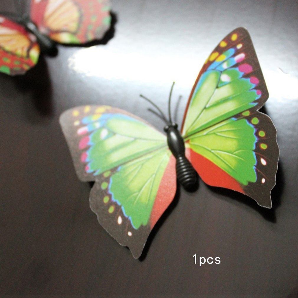 Exquisite Color Butterfly Magnetic Simulation Butterfly Stereo Wall Sticker Bedroom Decoration Sticker