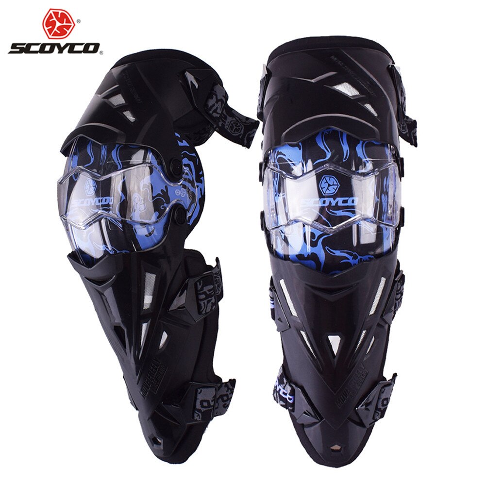 Scoyco motorcykel motocross knæbeskyttelsespuder beskyttere motosiklet dizlik genouillere  k1216 moto joelheira beskyttende knæpuder