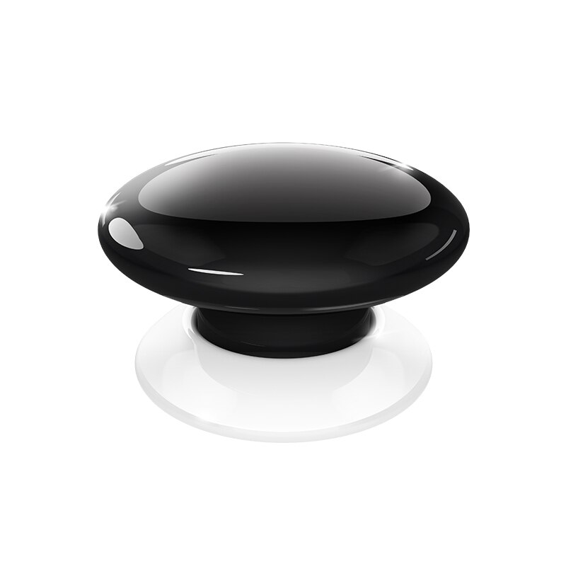 FIBARO The Button FGPB-101-1-8, Six Pre-Programmed Scenes, 8 Colors, Zwave Smart Home: Black EU