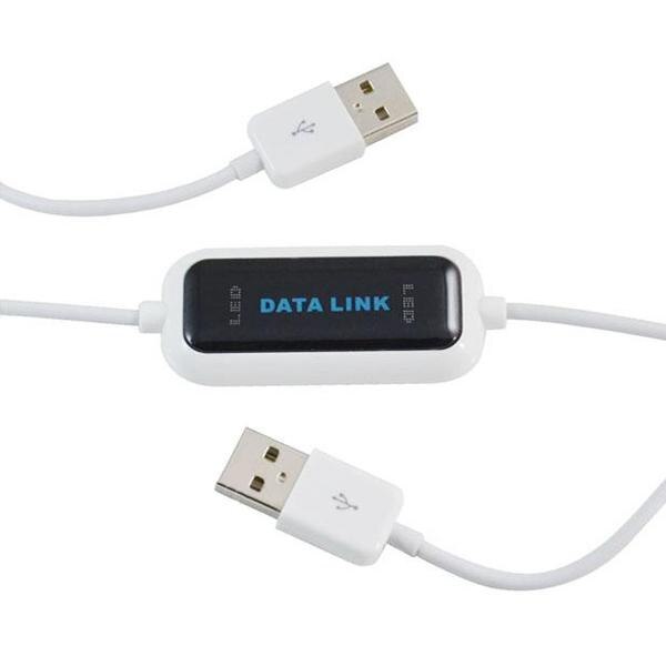 USB PC Zu PC Online Teilen Sync Link Net Direkte Daten Datei Transfer Brücke LED Kabel Einfach Kopie Zwischen 2 computer