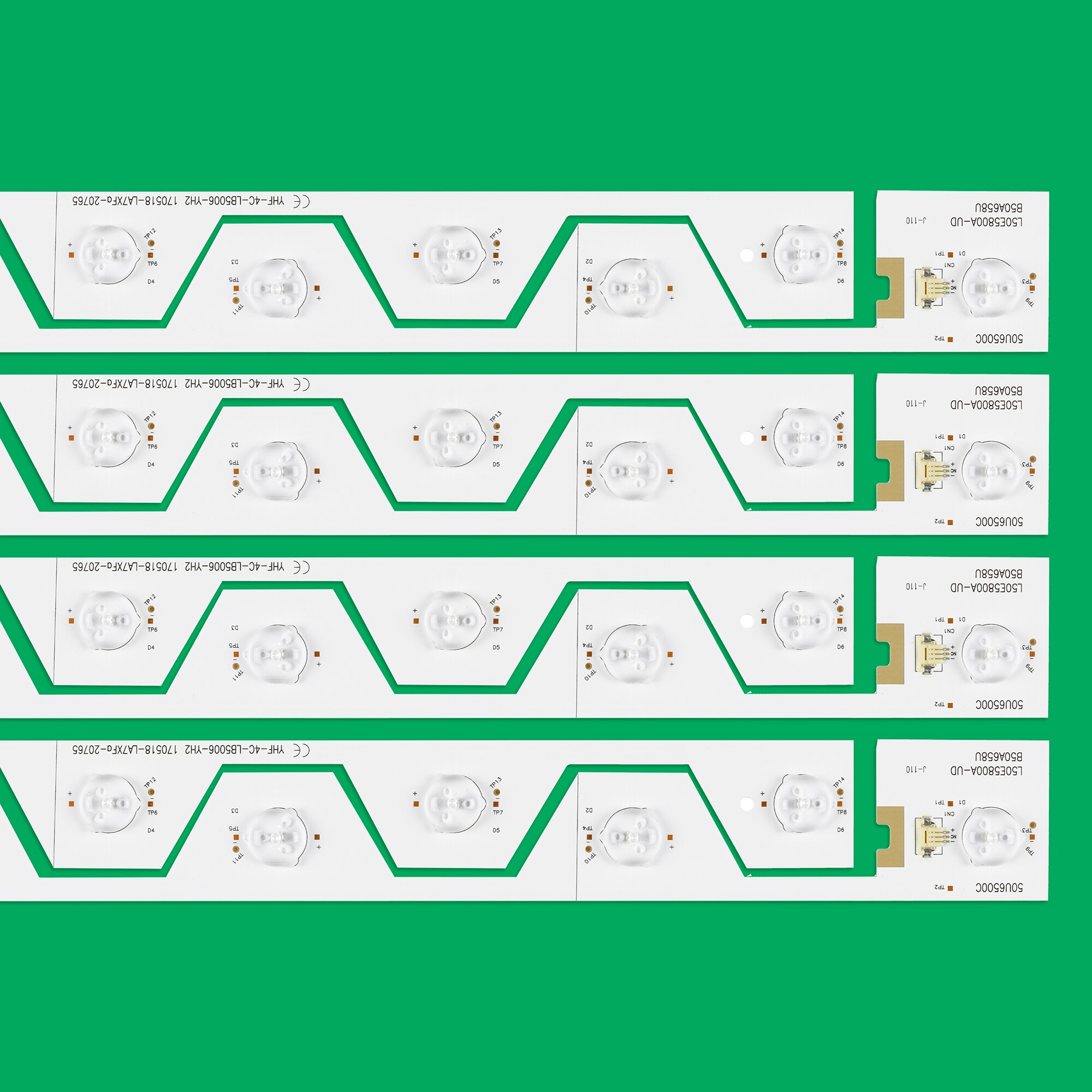 LED Backlight strip 6 lamp For THOMSON U50S6806S 50UA6406 50UD6306 50U65CMC LVU500NDEL LB5005 for JVC LT-50HW77U 50HR330M05A5
