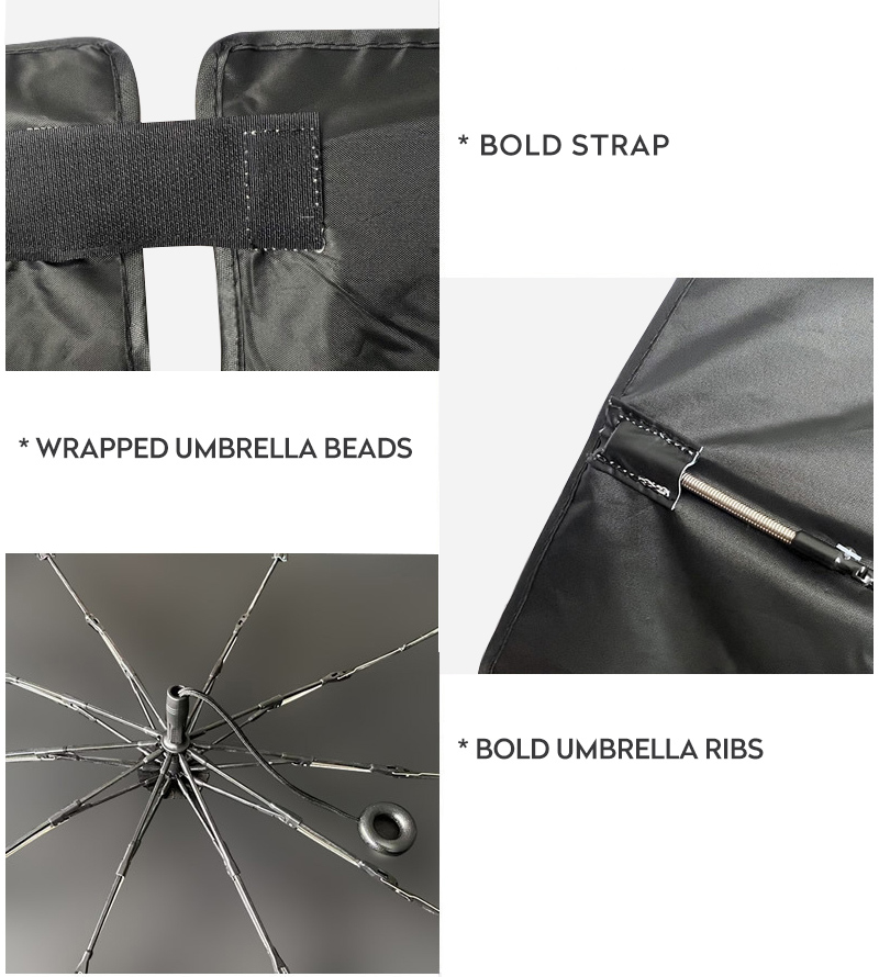 Karcle Auto Voor Parasol Zonnescherm Pull Ring Paraplu Voor Voorruit Auto Opvouwbare Parasol Covers Auto Parasol Paraplu