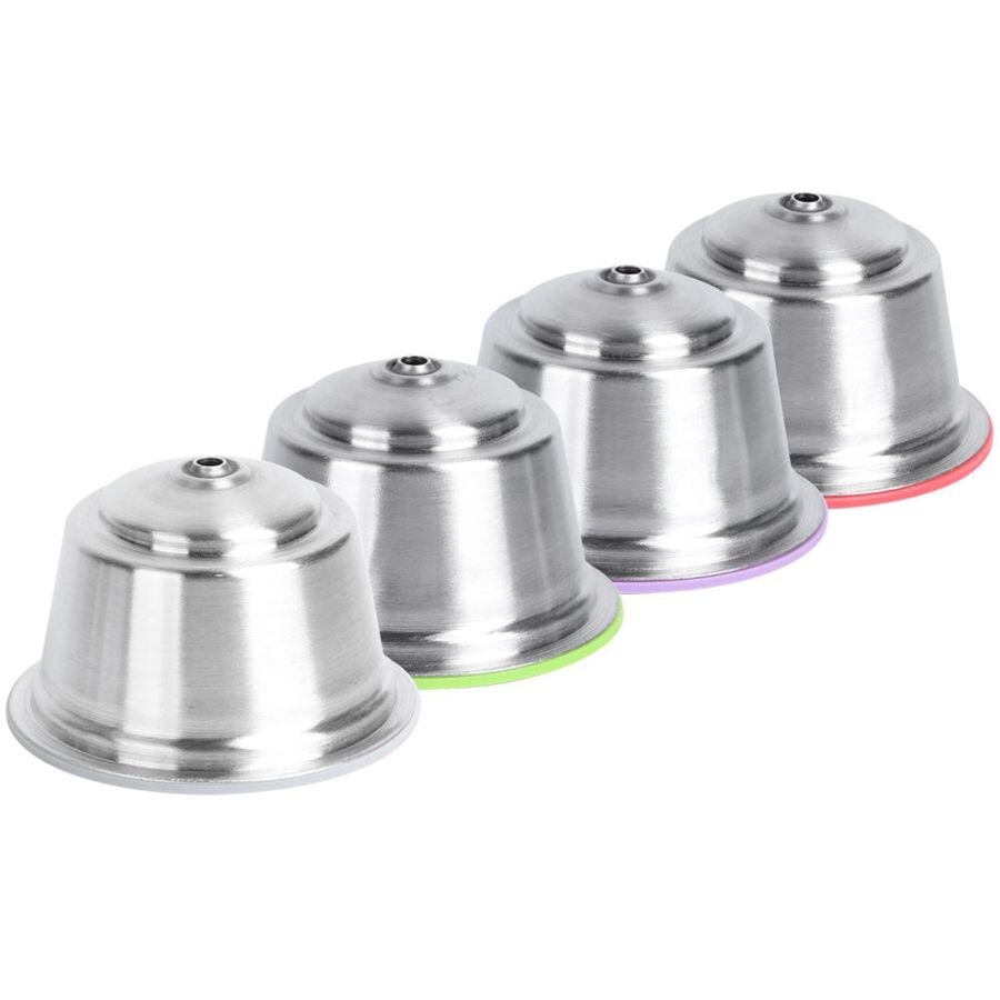 Stainless Steel Reusable Refillable Coffee Capsule Cup Fit for Dolce Gusto Coffee Maker Reusable Coffee Capsule Filter Cup Pod