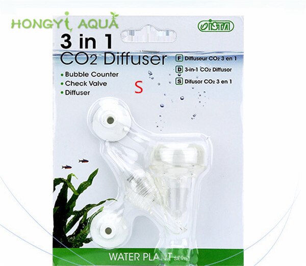 3 in 1 compact v CO2 diffuser CO2 diffuser verstuiver bubble counter terugslagklep inverse counteractorizer ISTA 3 in 1 V