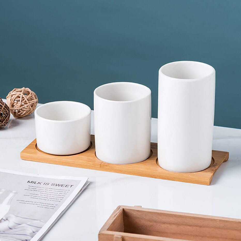 Houten Zeepdispenser Lade Vanity Aanrecht Flessen Organisator Houder Ronde Vierkante Kaarsen Sieraden Opbergvak Voor Badkamer